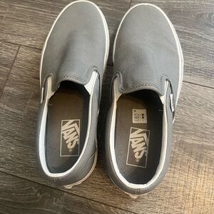 Gray Slip On Vans
